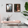 image:imageGolden State Art A2 Frame with Plexiglass Set of 2 Dark Brown  Engineered Wood 165 x 234 inch Large Poster Frame  Horizontal and Vertical Display for WallDark Brown