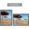 image:imageGolden State Art A2 Frame with Plexiglass Set of 2 Dark Brown  Engineered Wood 165 x 234 inch Large Poster Frame  Horizontal and Vertical Display for WallBlue