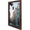 image:imageGolden State Art A2 Frame with Plexiglass Set of 2 Dark Brown  Engineered Wood 165 x 234 inch Large Poster Frame  Horizontal and Vertical Display for WallDark Brown