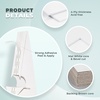 image:imageGolden State Art Self Stick Easel Back Display Sets 12 Inch Double Wing Pack of 50 AcidFree 11x14 White Photo Mats with Backing Boards Clear Bags for Photos Crafts Art Prints DIY Projects