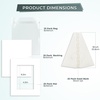 image:imageGolden State Art Self Stick Easel Back Display Sets 9 Inch Double Wing Pack of 25 AcidFree 8x10 White Photo Mats with Backing Boards Clear Bags for Photos Crafts Art Prints DIY Projects
