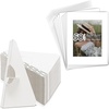 image:imageGolden State Art 12 Inches Cardboard Easel Back Display Sets Single Wing Acidfree 11x14 White Picture Mat Backing Board Clear Plastic Bags for Photos Sign Craft Art Prints Pack of 50 Each