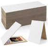 image:imageGolden State Art 50 Pack 4x6 inch Corrugated Cardboard Sleeves for Sports Cards White Cardboard Card Protectors