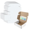 image:imageGolden State Art 8x6x3 White Shipping Boxes Durable Corrugated Boxes Mailing Small Business Cardboard Packing Gift Mailer Pack of 26