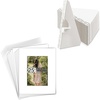 image:imageGolden State Art 9 Inches Cardboard Easel Back Display Sets Single Wing AcidFree 8x10 White Picture Mat Backing Board Clear Plastic Bags for Photos Sign Craft Art Prints Pack of 25 Each