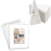 image:imageGolden State Art 9 Inches Cardboard Easel Back Display Sets Single Wing AcidFree 8x10 White Picture Mat Backing Board Clear Plastic Bags for Photos Sign Craft Art Prints Pack of 50 Each
