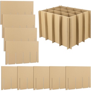 image:imageGolden State Art 4 Sets Glass Divider for Wine Glassware Protect Plate Bottle Ceramic Packing Fit for 16x12x12 Inch Box Excluding BoxGLASS PACKING18x14x12