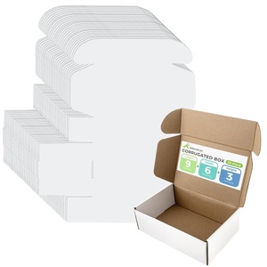 image:imageGolden State Art 9x6x3 White Shipping Boxes Durable Corrugated Boxes Mailing Small Business Cardboard Packing Gift Mailer Pack of 26