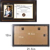 image:imageGolden State Art 2 Pack 11x195 Frame 85x11 Diploma amp 5x7 Photo NavyGoldBlack  Gold Mat