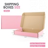 image:imageGolden State Art 10x6x16 Pink Shipping Boxes 26 Pack Small Cardboard Corrugated Mailer Boxes for Shipping Packaging Craft Gifts Giving Products