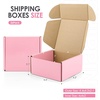 image:imageGolden State Art 4x4x2 Pink Shipping Boxes 26 Pack Small Cardboard Corrugated Mailer Boxes for Shipping Packaging Craft Gifts Giving Products