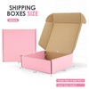 image:imageGolden State Art 6x6x2 Small Pink Shipping Boxes Cardboard Gift Mailer Boxes Business Corrugated Packaging Kraft 26 Pack