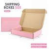 image:imageGolden State Art 8x55x16 Pink Shipping Boxes 26 Pack Small Cardboard Corrugated Mailer Boxes for Shipping Packaging Craft Gifts Giving Products
