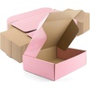 image:imageGolden State Art 10x8x3 Pink Shipping Boxes 26 Pack Small Cardboard Corrugated Mailer Boxes for Shipping Packaging Craft Gifts Giving Products