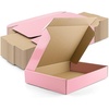 image:imageGolden State Art 11x8x2 Pink Shipping Boxes 26 Pack Small Cardboard Corrugated Mailer Boxes for Shipping Packaging Craft Gifts Giving Products
