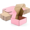 image:imageGolden State Art 4x4x2 Pink Shipping Boxes 26 Pack Small Cardboard Corrugated Mailer Boxes for Shipping Packaging Craft Gifts Giving Products