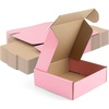image:imageGolden State Art 6x6x2 Small Pink Shipping Boxes Cardboard Gift Mailer Boxes Business Corrugated Packaging Kraft 26 Pack