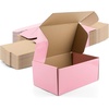 image:imageGolden State Art 9x6x4 Pink Shipping Boxes 26 Pack Small Cardboard Corrugated Mailer Boxes for Shipping Packaging Craft Gifts Giving Products