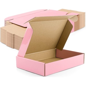image:imageGolden State Art 8x55x16 Pink Shipping Boxes 26 Pack Small Cardboard Corrugated Mailer Boxes for Shipping Packaging Craft Gifts Giving Products