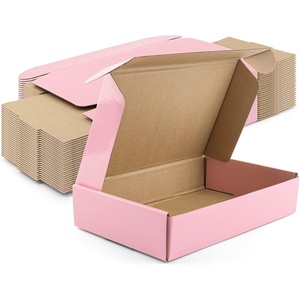 image:imageGolden State Art 9x6x2 Pink Shipping Boxes 26 Pack Small Cardboard Corrugated Mailer Boxes for Shipping Packaging Craft Gifts Giving Products