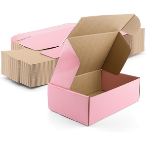 image:imageGolden State Art 9x6x3 Pink Shipping Boxes 26 Pack Small Cardboard Corrugated Mailer Boxes for Shipping Packaging Craft Gifts Giving Products
